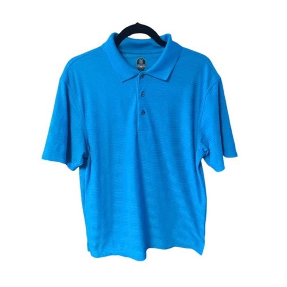 PGA Tour blue short sleeve polo